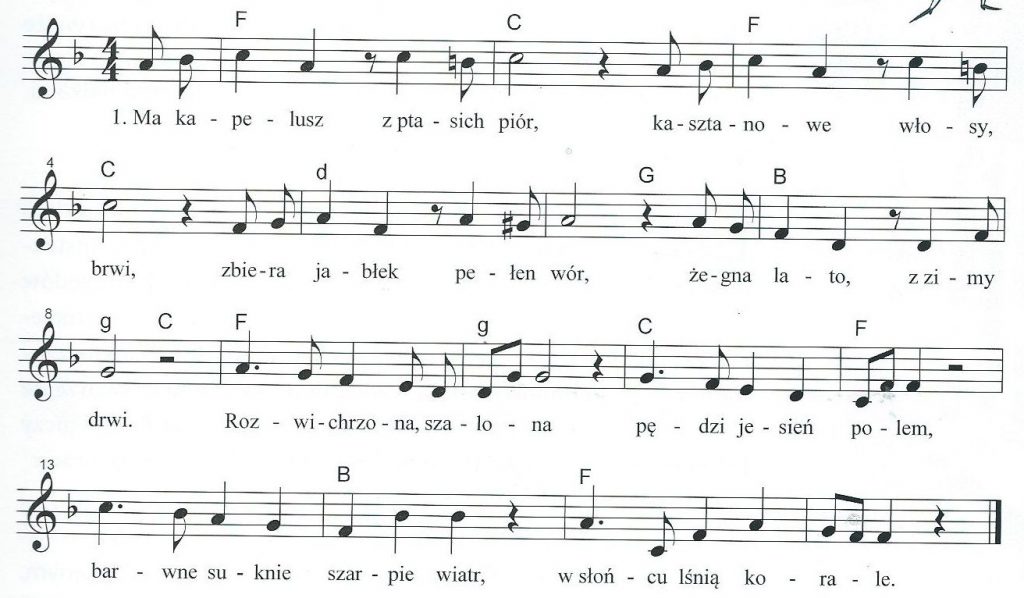 Ja Nie Chce Biec Pod Wiatr Tekst „Rozwichrzona jesień”