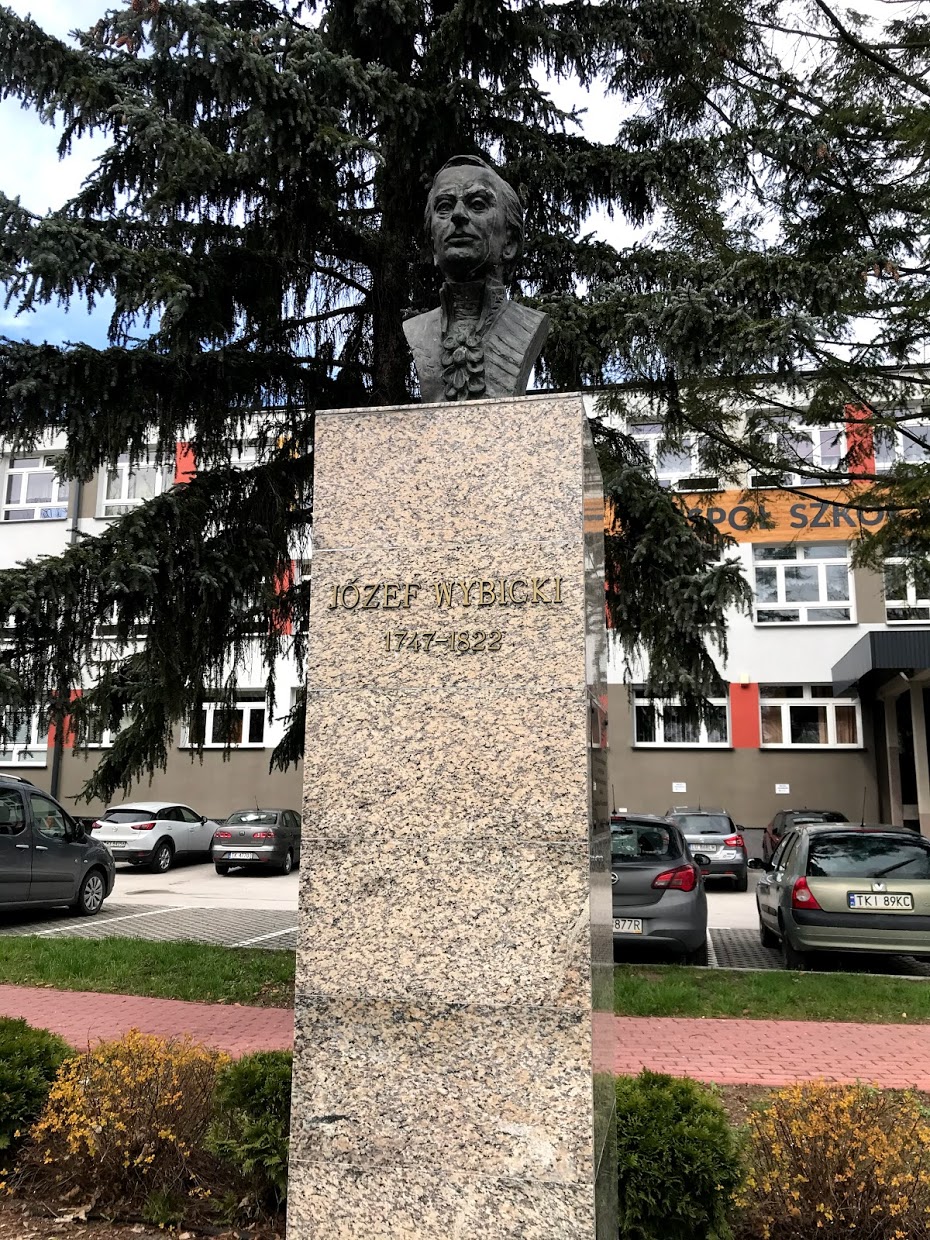 Plac Generała Józefa Wybickiego Gdańsk Pomnik Józefa Wybickiego [Kielce]